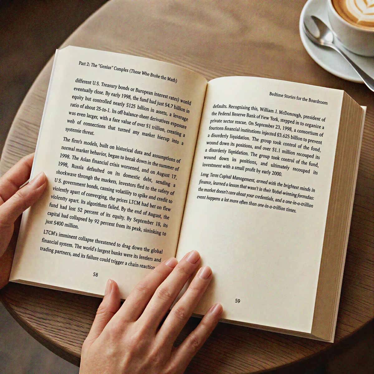 Pages 58–59 — Long‑Term Capital Management