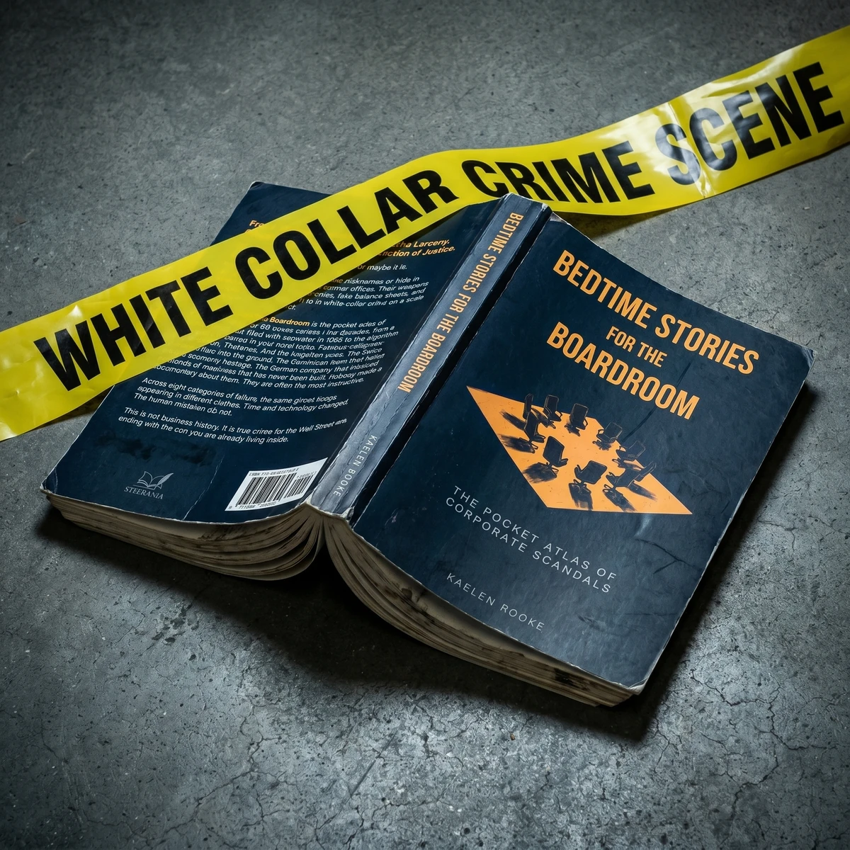 It's a white-collar crime scene
